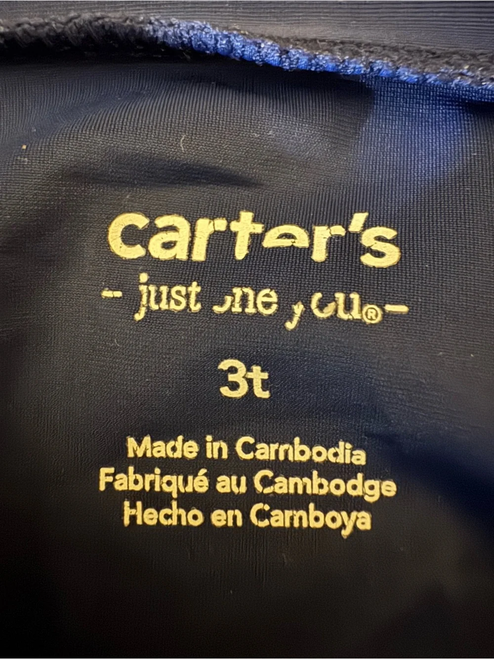 Carter's Navy Long-Sleeve Shark Tee with Red Stars